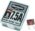 BikeMaster 5Piece 7.5A Replacement Mini Blade Fuse 152443