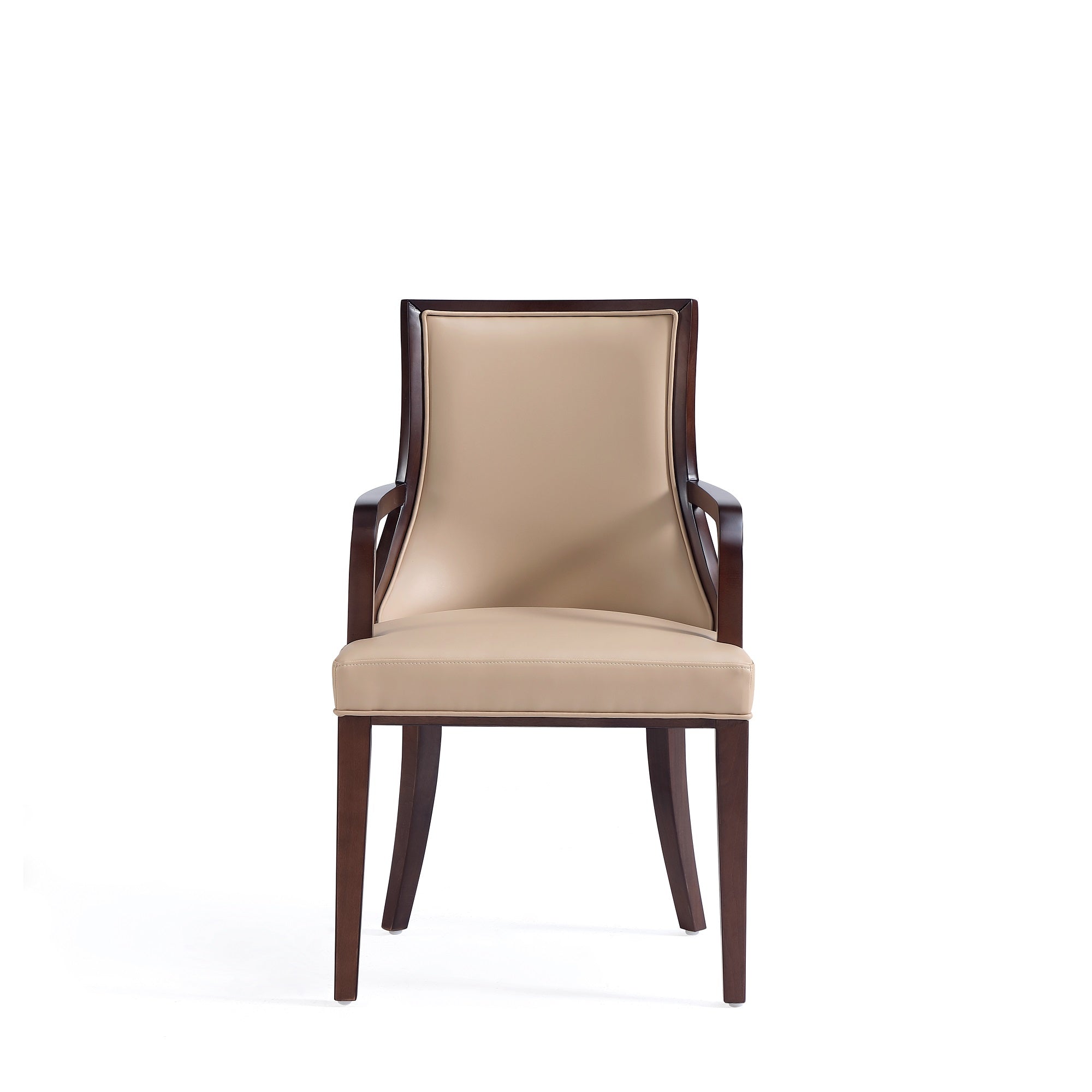 Grand Wood Upholstered Armchair