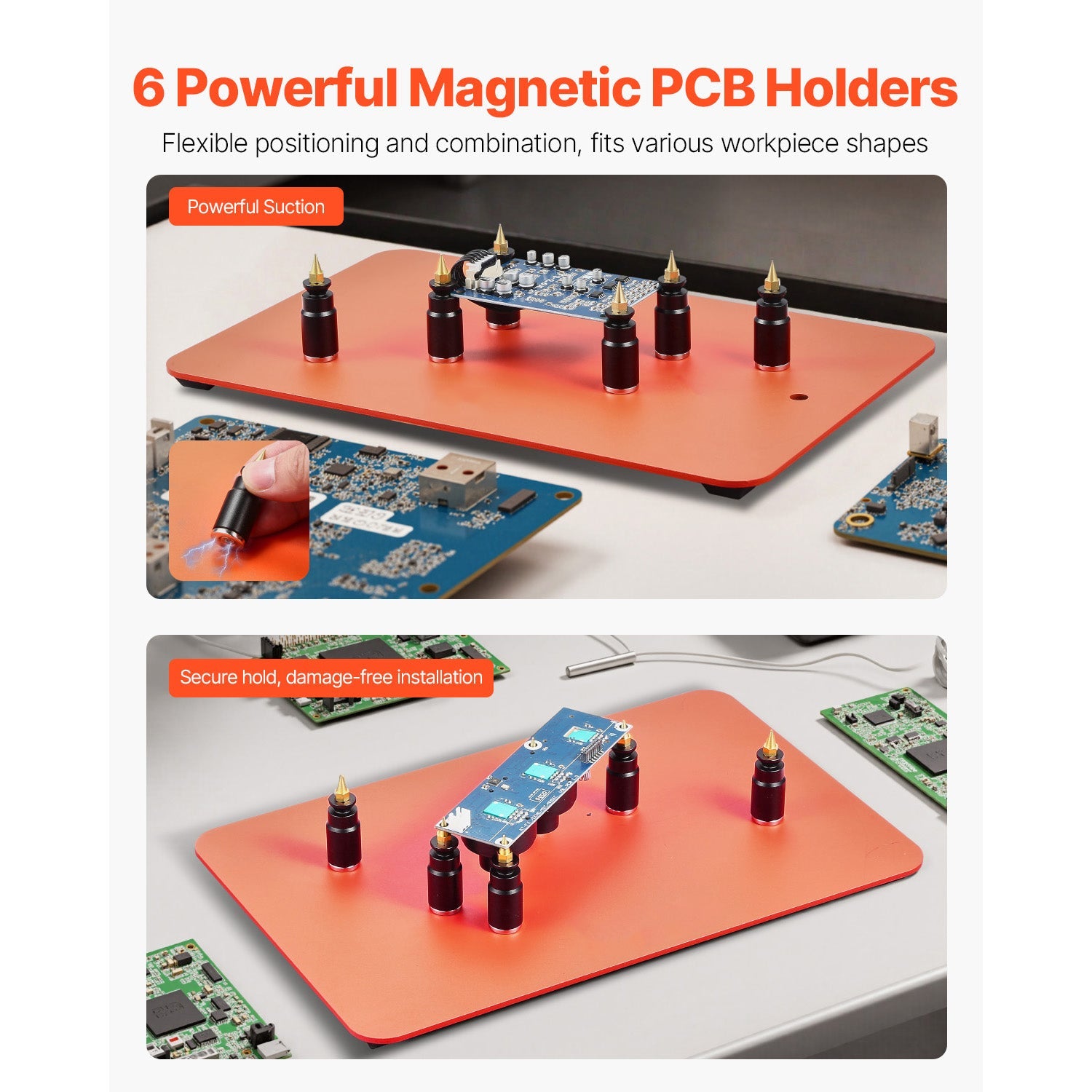 Magnetic Helping Hands Soldering Station Hot Air Gun Holder