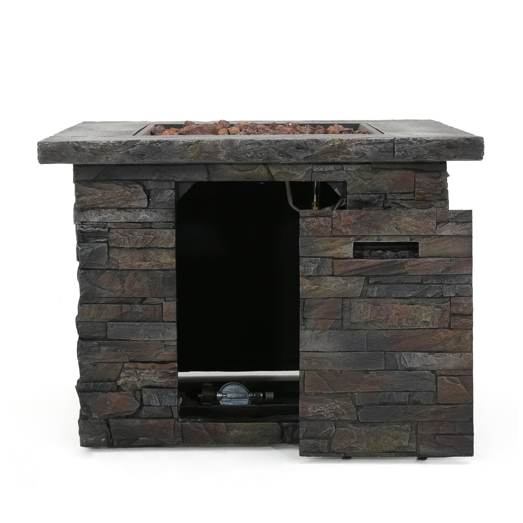 33" Square MGO Fire Pit - 40000 BTU