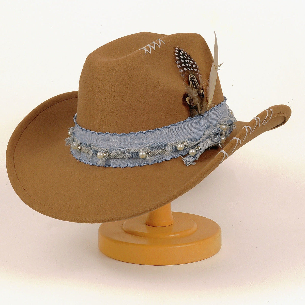 Western Cowboy Vintage Jazz Hat Felt Hat