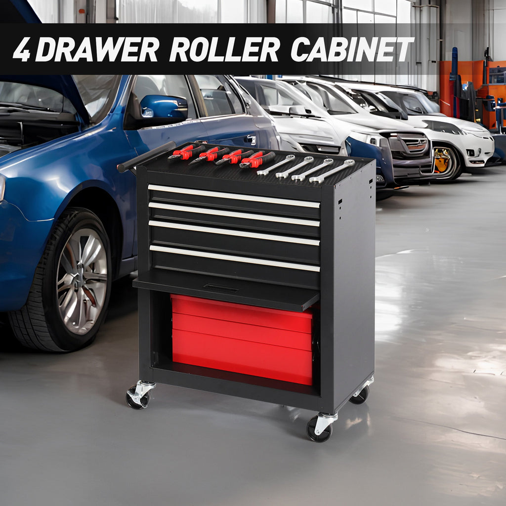 4-Drawer Rolling Tool Chest with Wheels