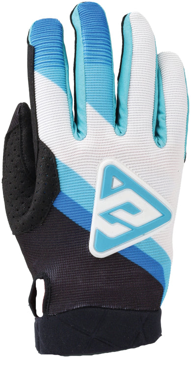 Answer 24 Peak Flo Gloves Black/Blue/White Youth - Large 442884