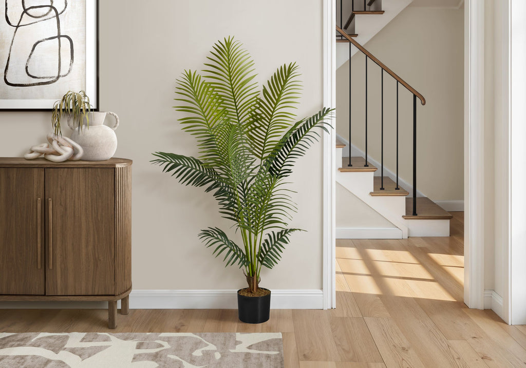 Artificial Palm Tree - 57" Tall - Indoor Decorative Plant