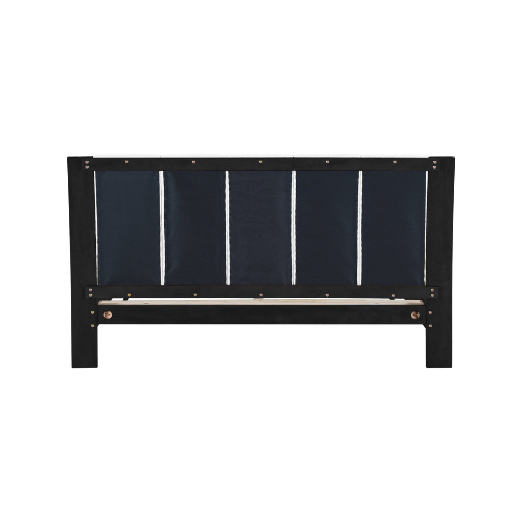 Queen Size Bed Frame in Black and White