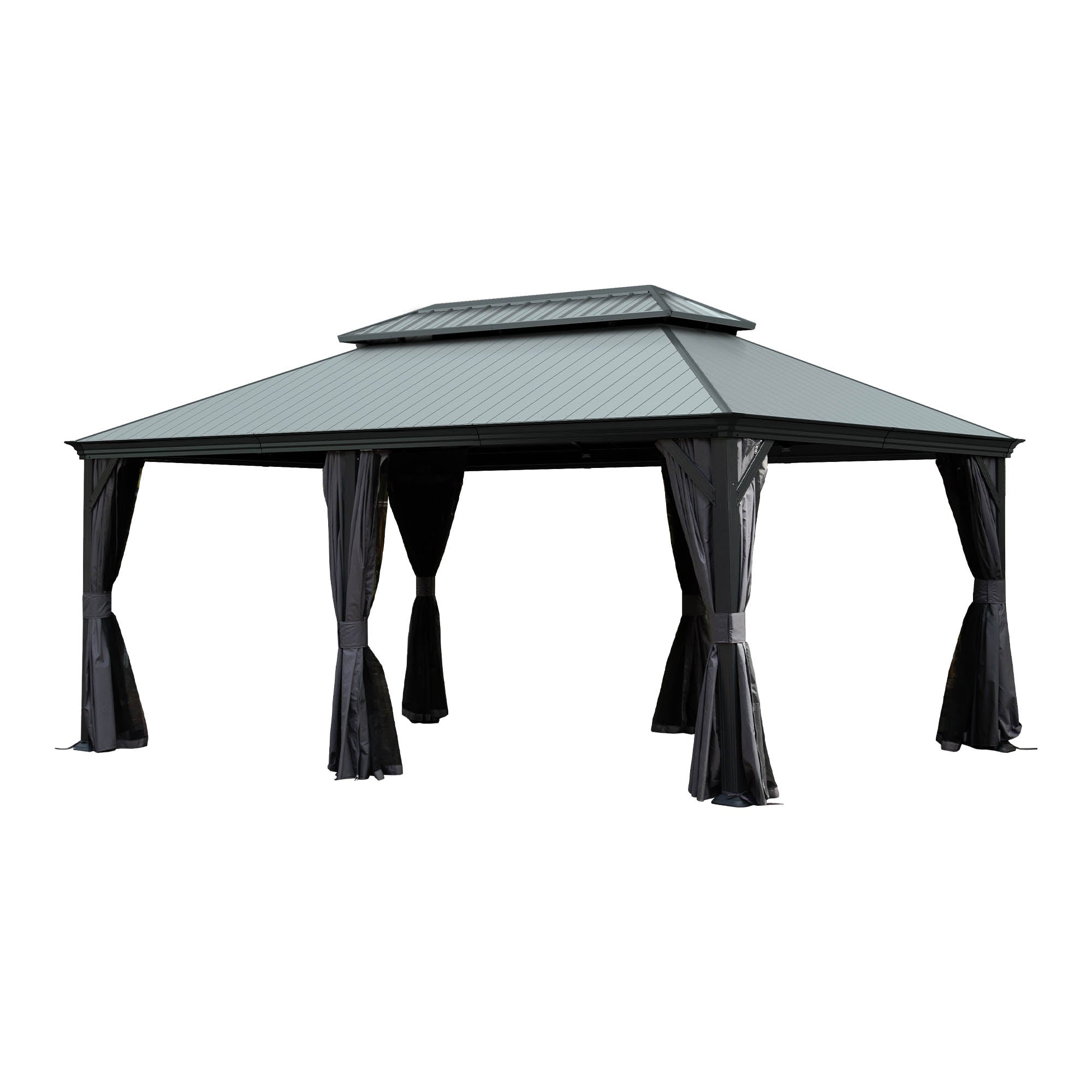 12'x18' Hardtop Gazebo with Resin Roof