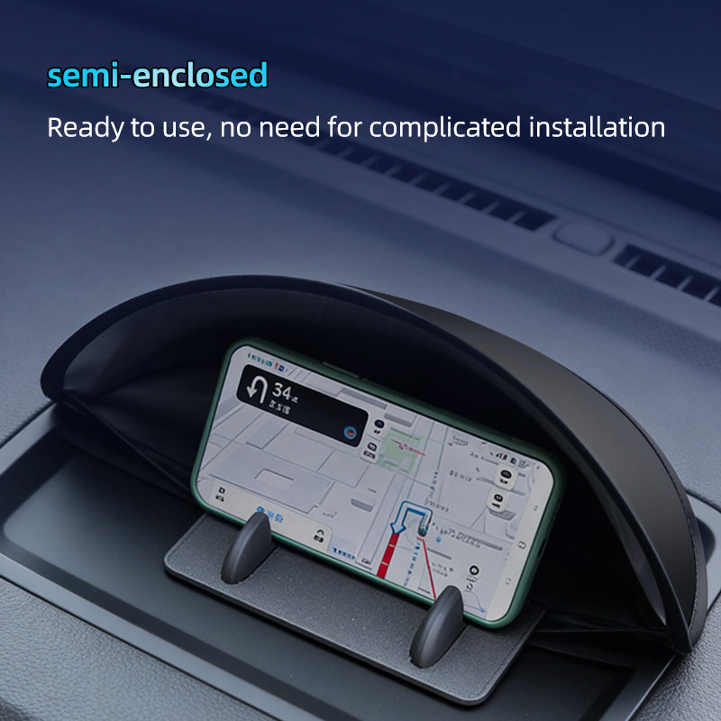 Car Sunshade For Cell Phones, Dashboard Sunshade, Foldable And Compact, Travel And Navigation Sunshade For Cell Phones