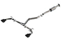 Borla 22-23 Subaru BRZ/Toyota GR86 2.4L RWD AT/MT ATAK Catback Exhaust - Black Chrome Tips 140910BC
