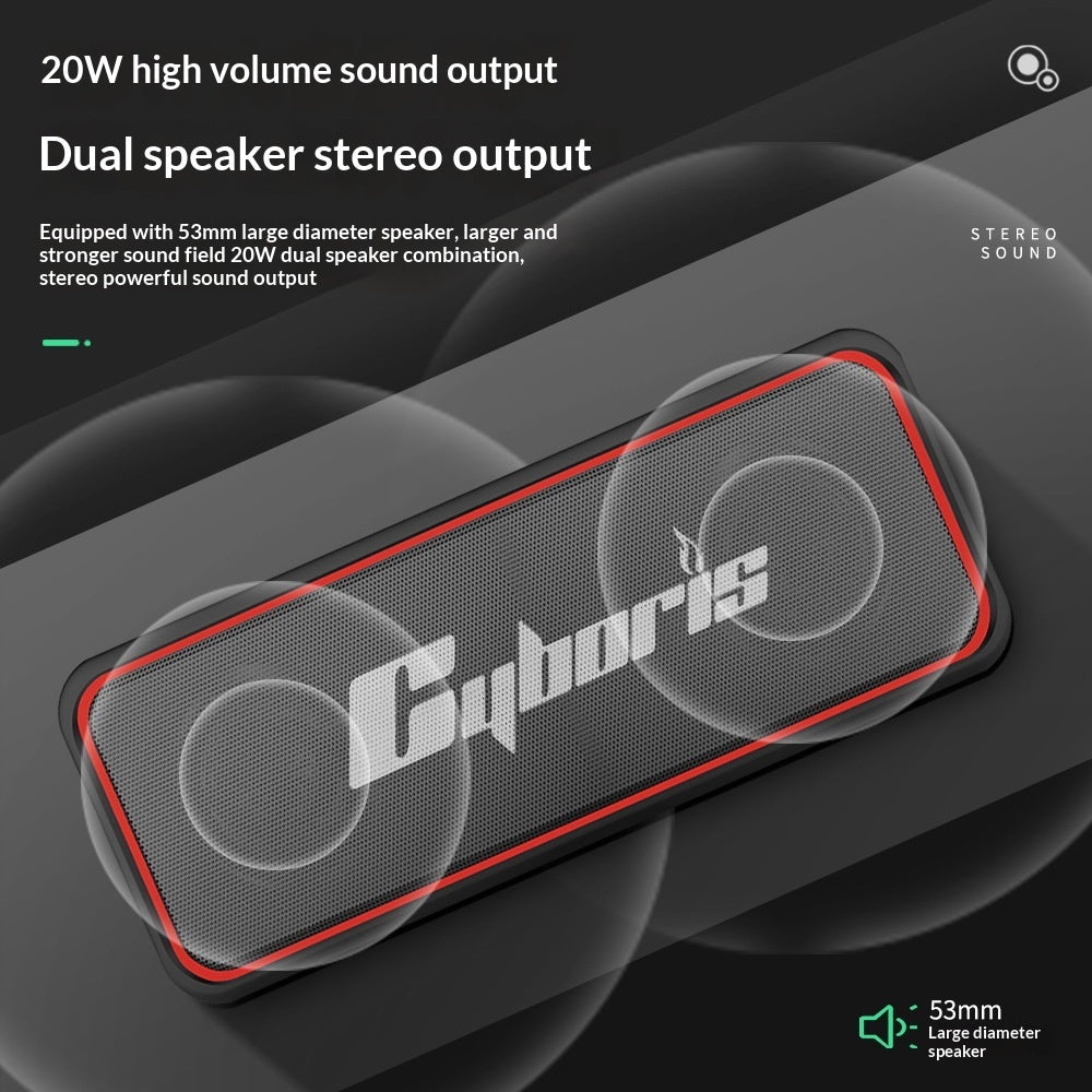 Wireless Bluetooth Speaker Outdoor Portable Subwoofer