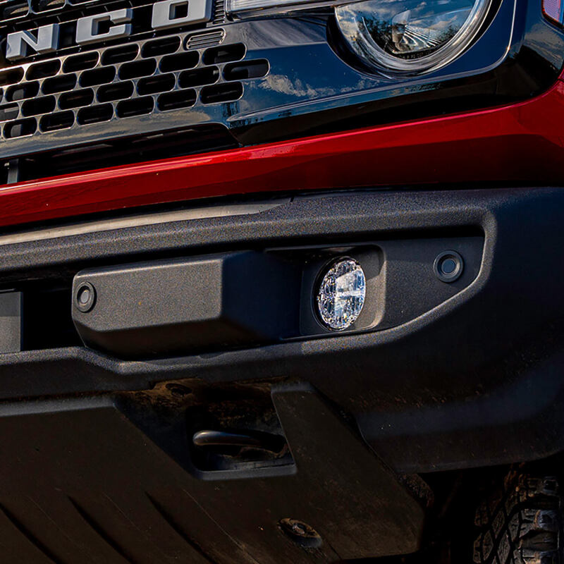 ARB Ford Bronco Nacho SAE Only Plug N Play Fog Light Kit - White V3BC1KWSO