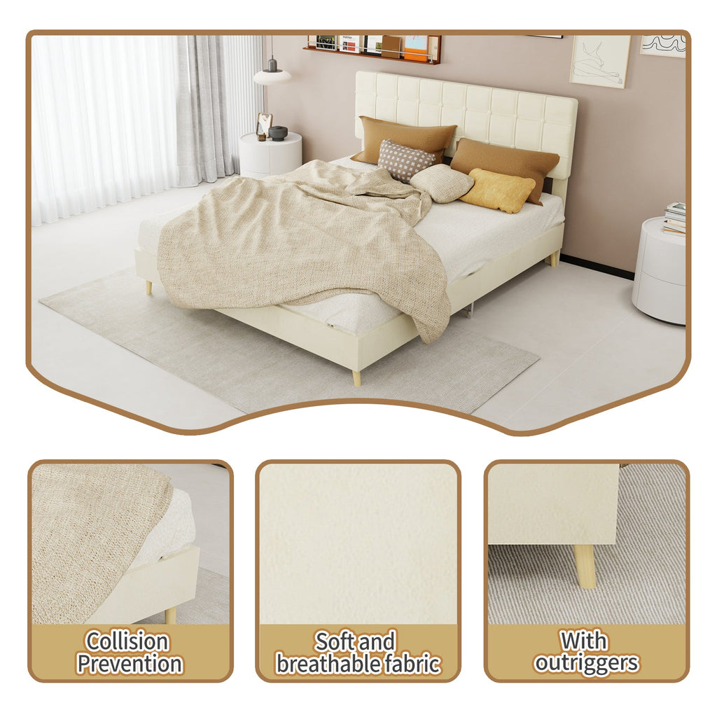 Modern Upholstered Bed Frame