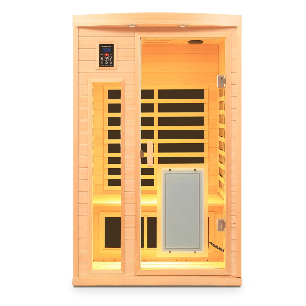 Far-Infrared Hemlock Wood Two-Person Sauna Room
