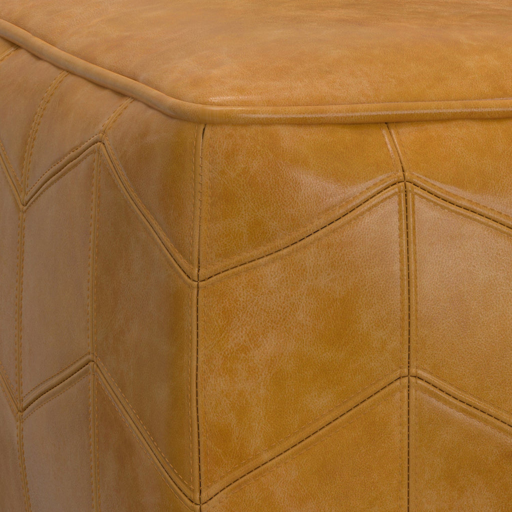 Morden 18 Inch Wide Square Pouf