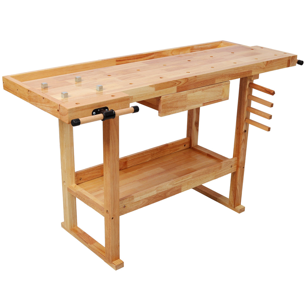 55" Heavy Duty Woodworking Bench with Adjustable Handle