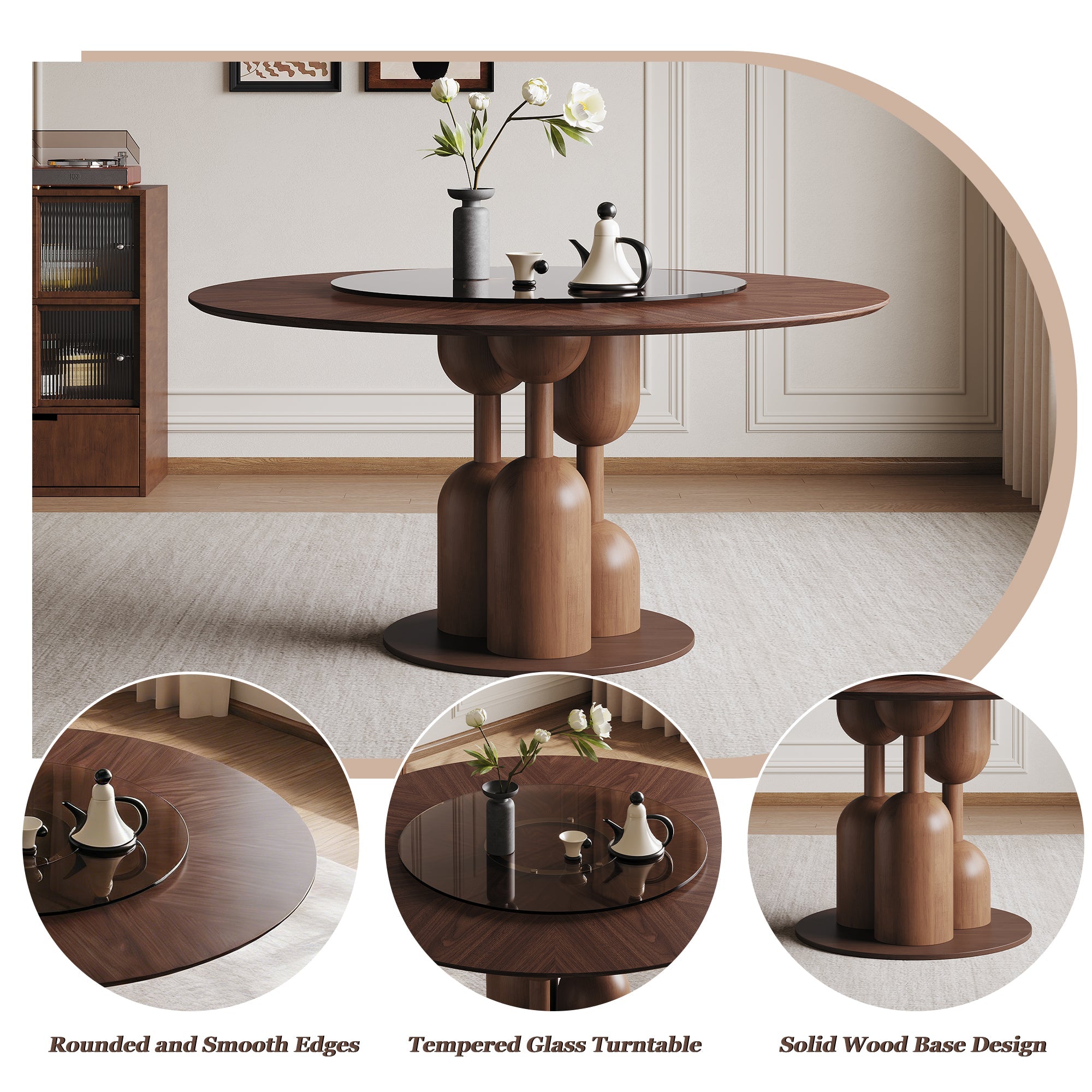 59-Inch Dining Table