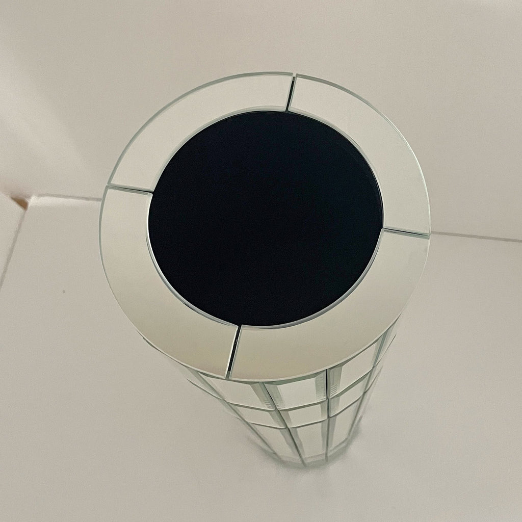 29.92" Tall Mirrored Floor Vase