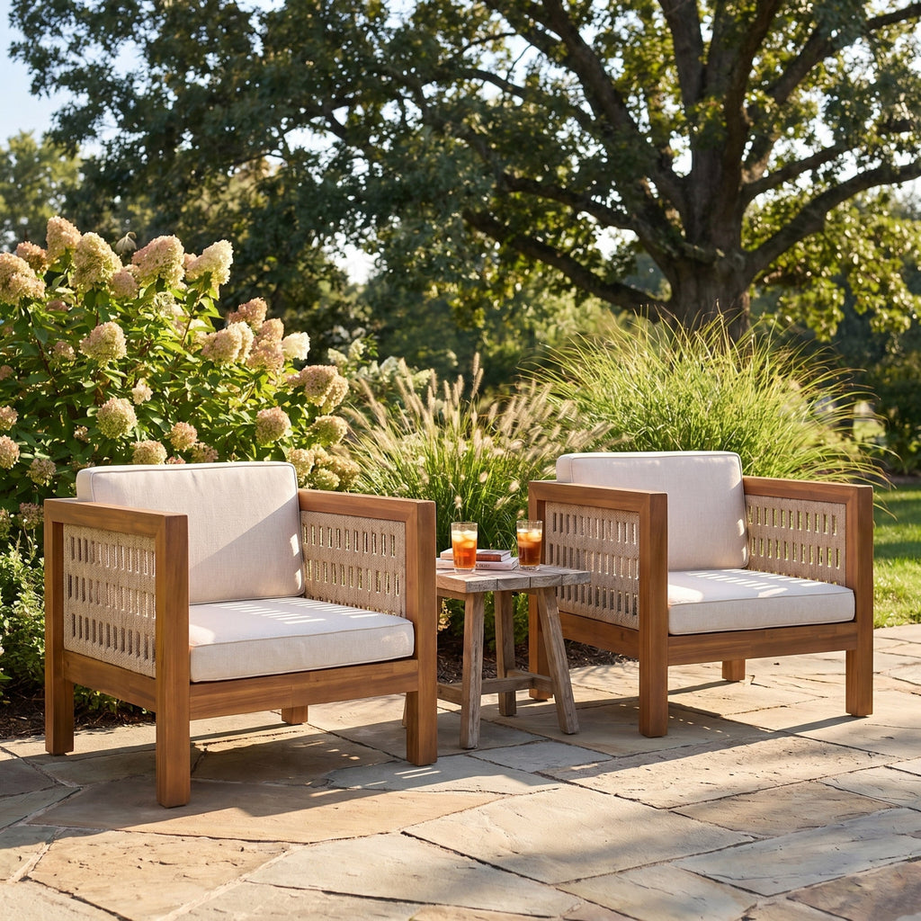 Outdoor Club Chair Set of 2