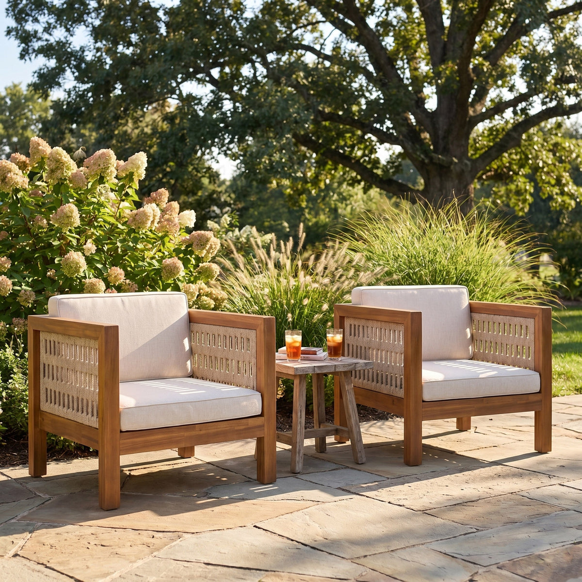 Outdoor Club Chair Set of 2