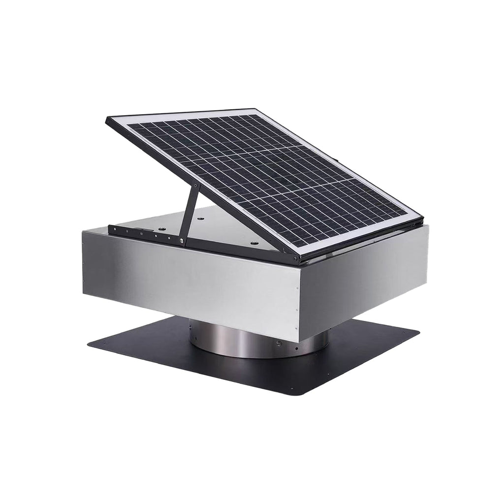 12" Stainless Steel Solar Roof Vent Fan