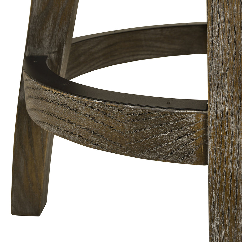 Henry 27" Armless Swivel Counter Height Bar Stool