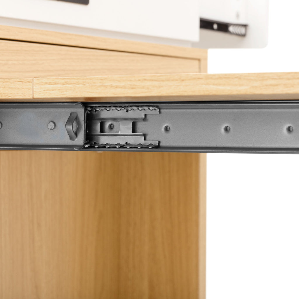 TREXM Extendable Dining Table with Folding Tabletop