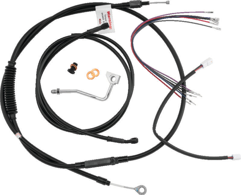 Burly Brand Gorilla Bar Control Kit 18in - Black B30-1187