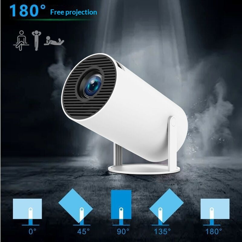 High Definition Projector With Wireless Screen Mirroring Support For Large Displays