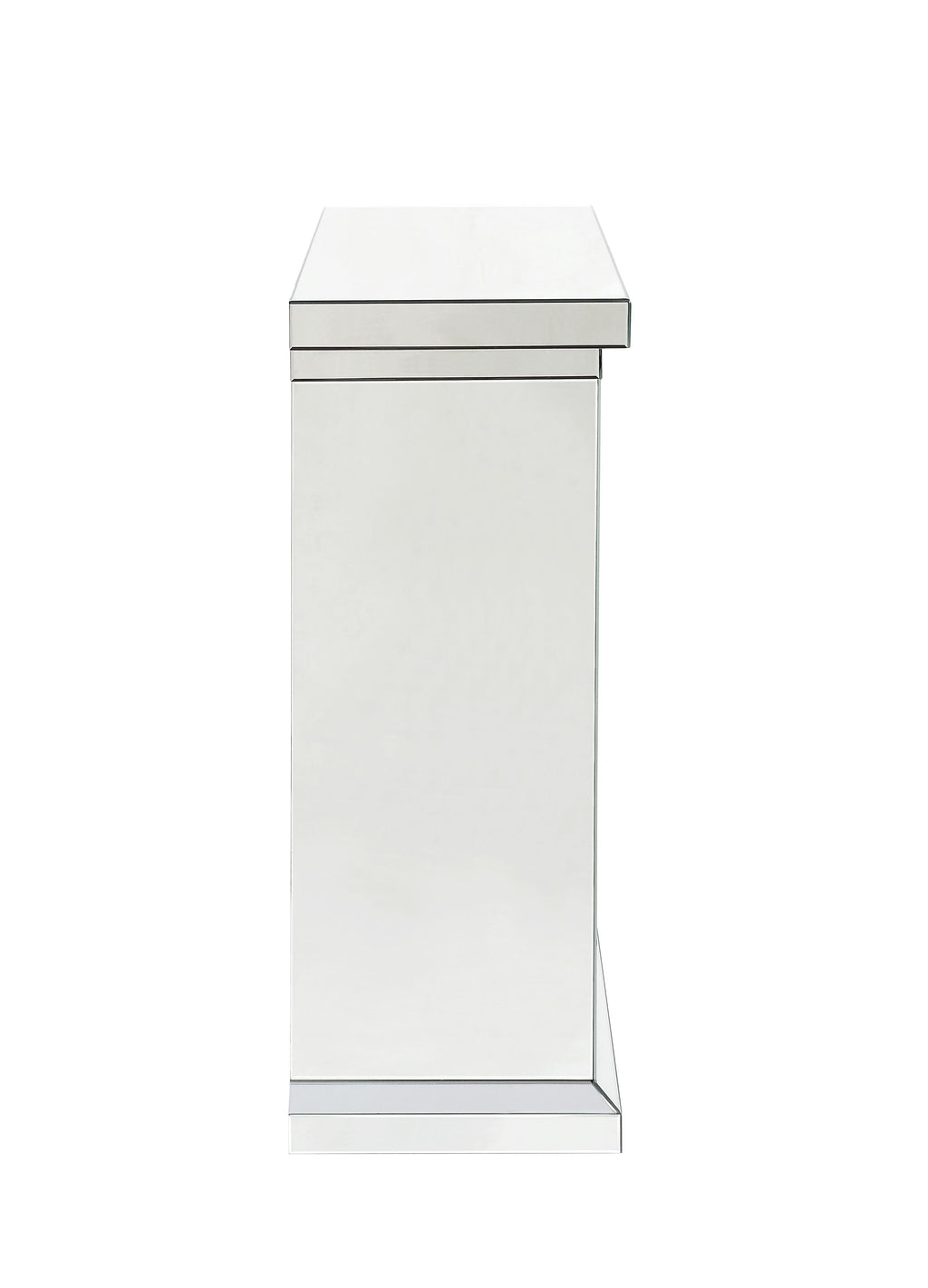 Noralie Mirrored & Faux Diamonds Fireplace