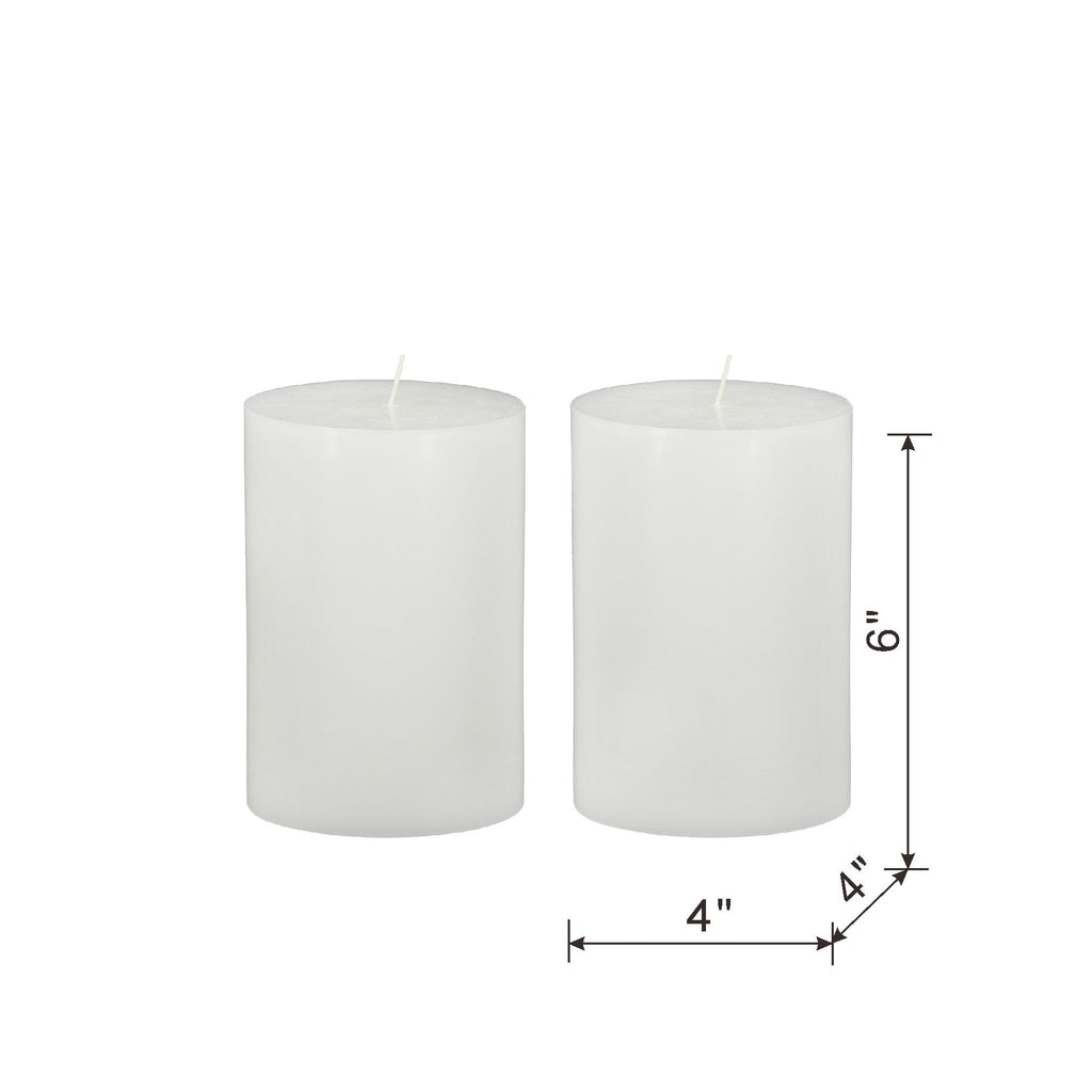 4x6" 2PK Unscented Soy Wax Candle
