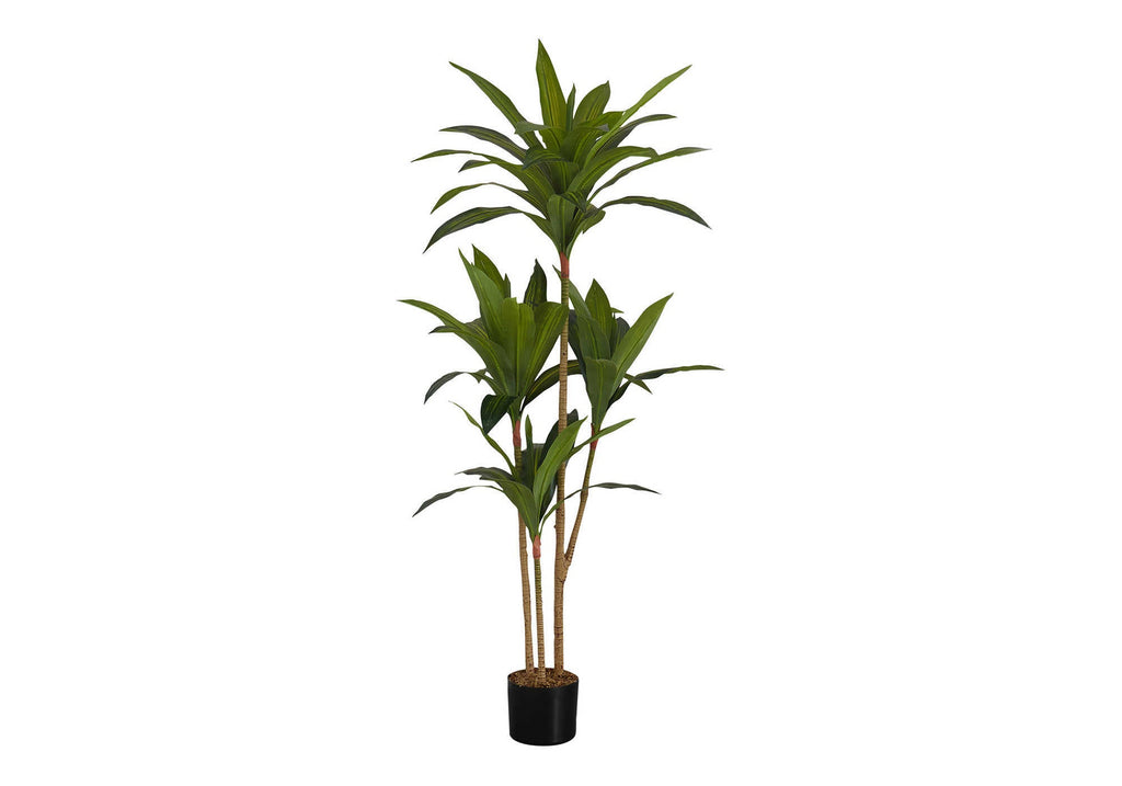Artificial 51" Tall Dracaena Tree - Indoor Faux Plant