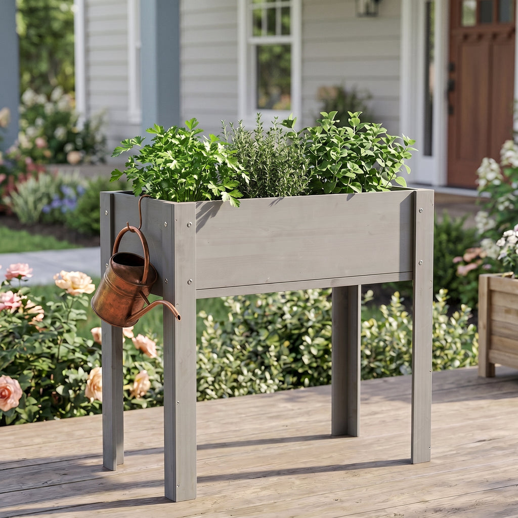 31x31x16 Inch Raised Garden Bed With Legs