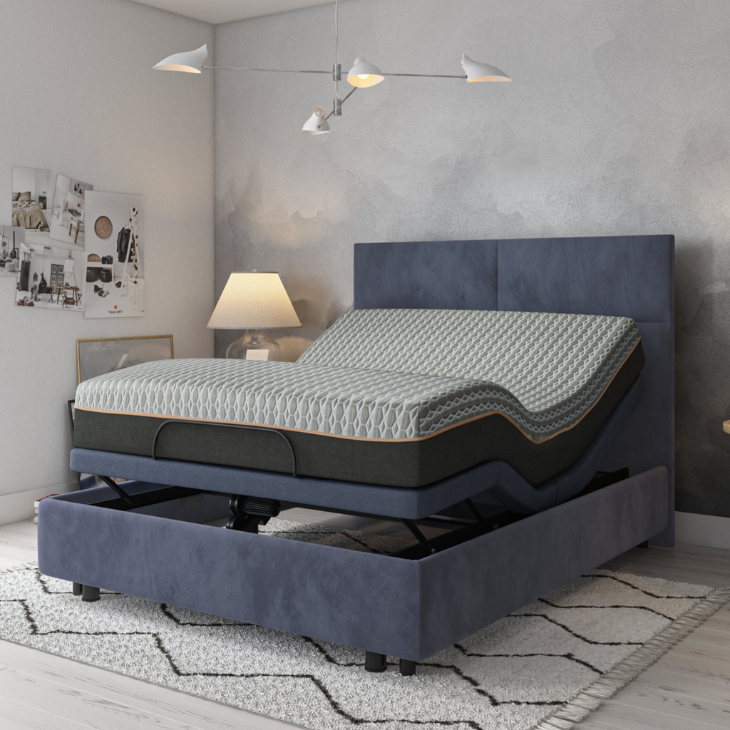BT3000 Queen Adjustable Bed Base With Head and Foot Position Adjustment