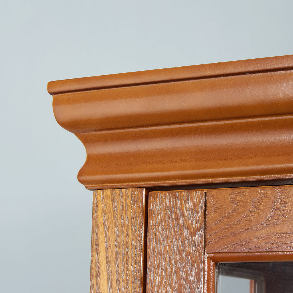 Lighted Curio Cabinet with Adjustable Shelves
