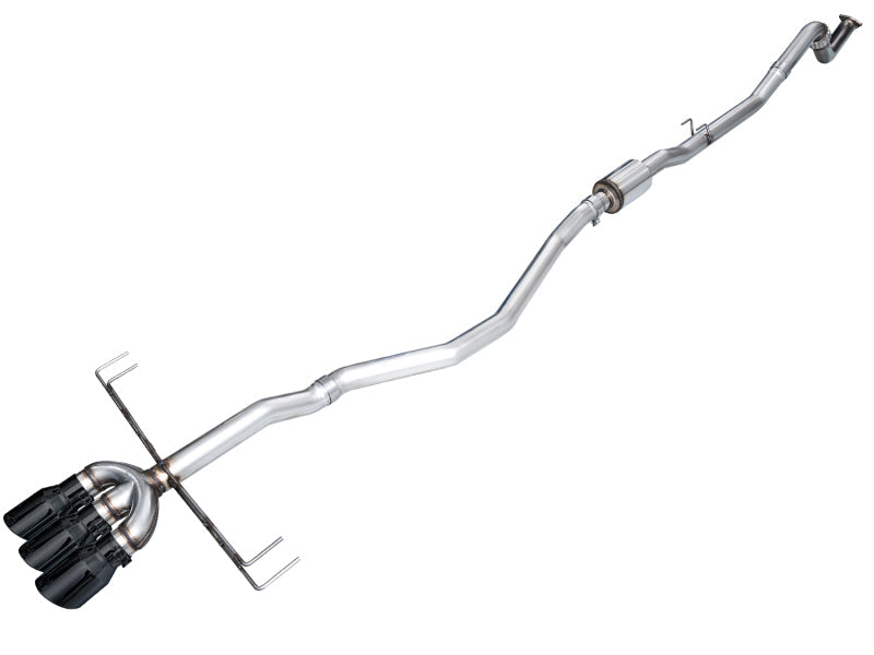 AWE Tuning 2024 Acura Integra Type S DE5 FWD Track Edition Exhaust w/ Triple Diamond Black Tips 3020-53335