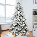 6ft Flocked Christmas Tree with 1100 Tips