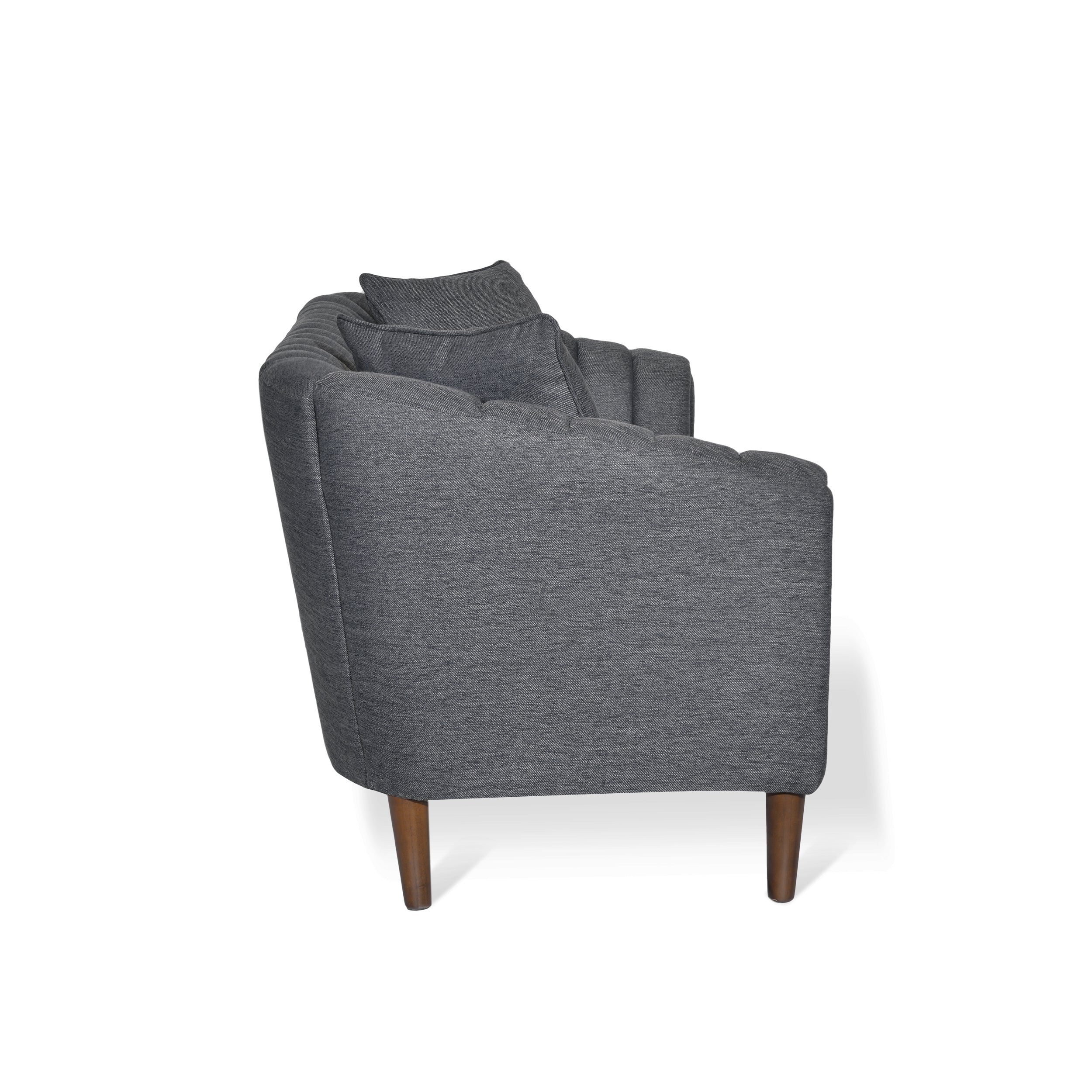 Contemporary 3-Seater Sofa with Accent Pillows