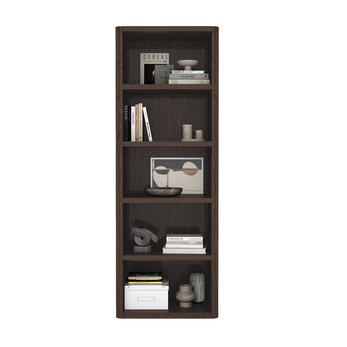 Rivington 28" Open Bookcase in Dark