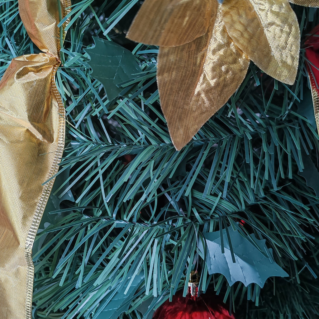 7.5Ft Prelit Pop Up Christmas Tree Decoration