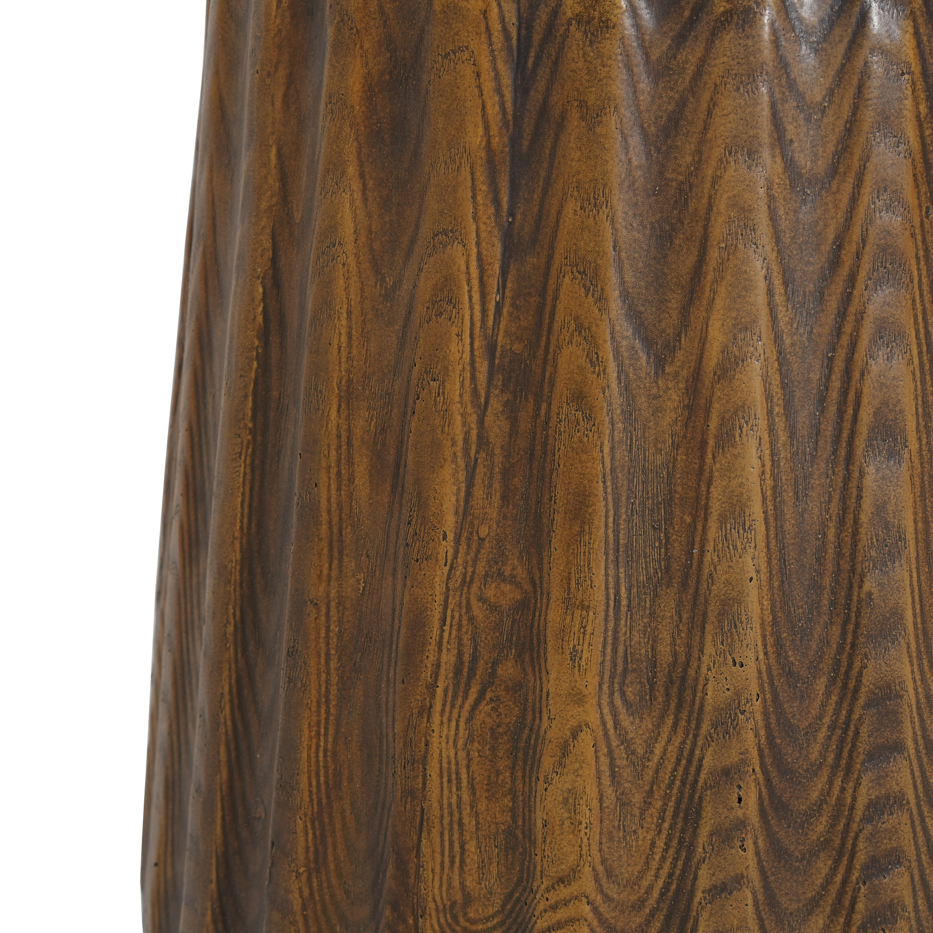 MGO Outdoor Indoor Side Table - Durable Tree Stump Style