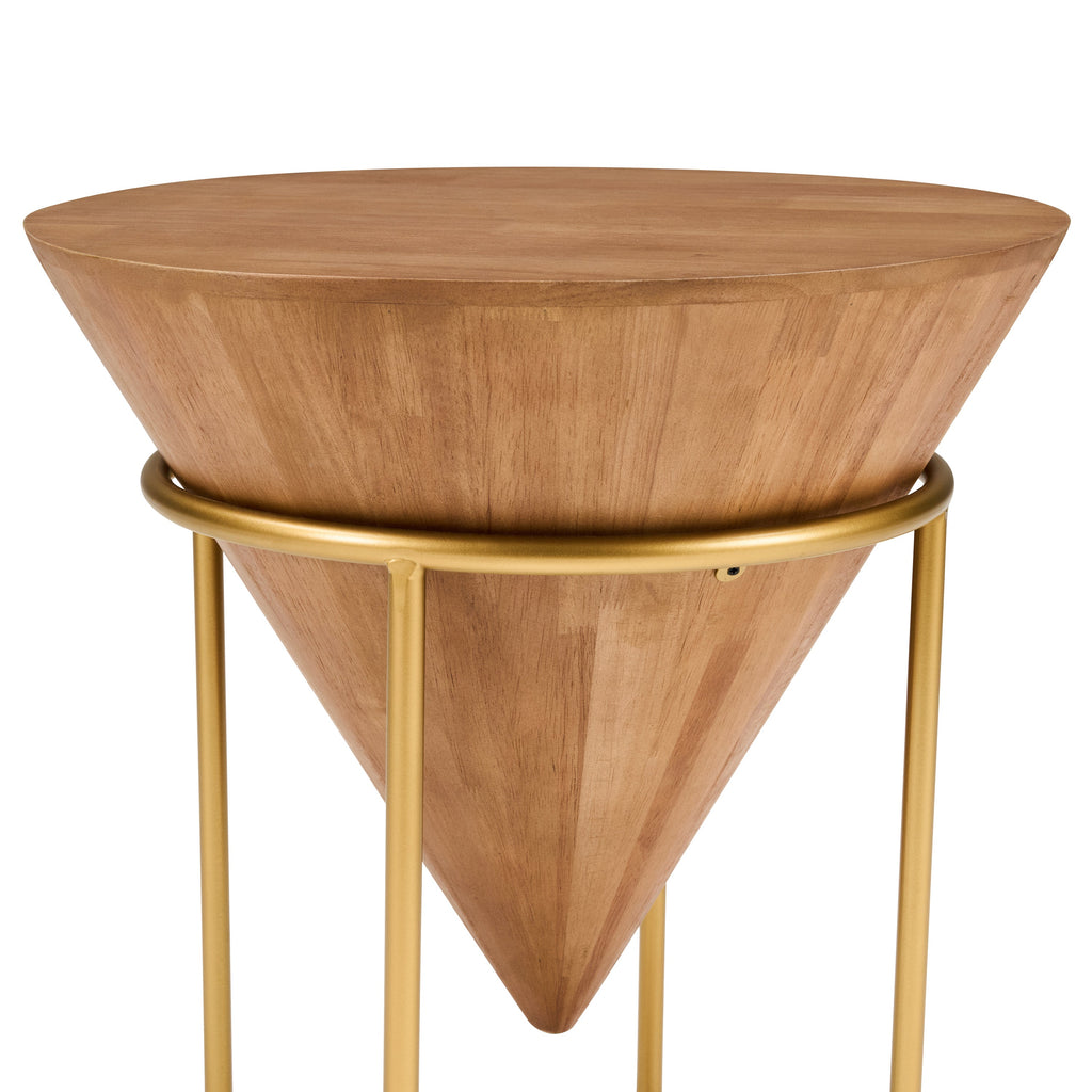 Minimalist & Luxe Wood Side Table