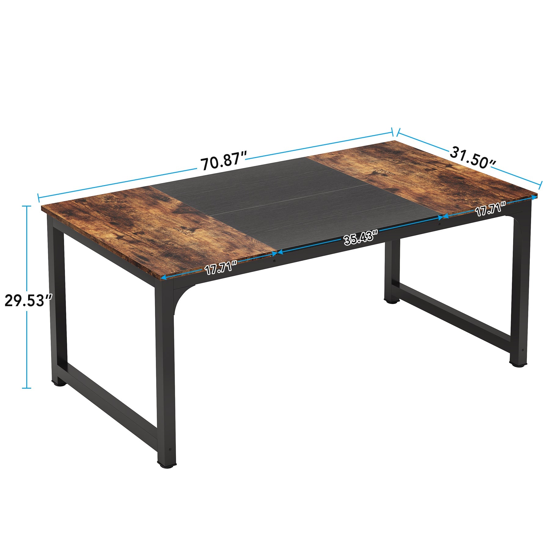 70.8" Executive Office Desk
