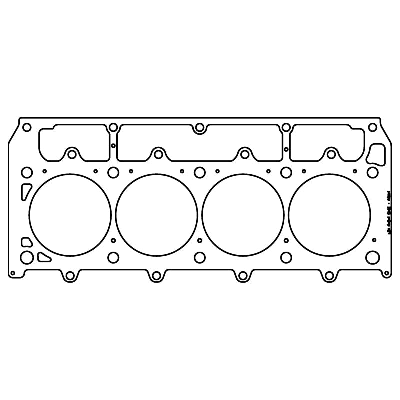 Cometic Gasket Cometic GM LSX Gen-4 Small Block V8 .052in MLX Cyl Head Gskt-4.165in Bore-1/2in and 3/8in Studs-RHS C15503-052
