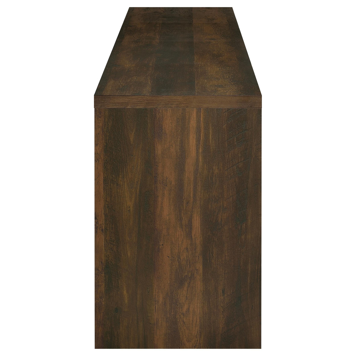 Lunetta Dark Pine 4-Door Engineered Wood TV Stand