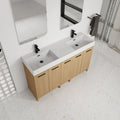 60" Double Sink Bathroom Vanity with Extra-Large Storage