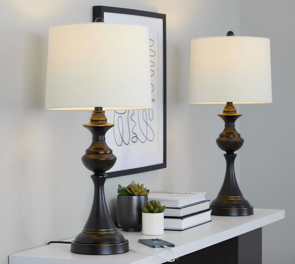 Montgomery 29" Contemporary Metal Table Lamp in Oil Rubbed Bronze