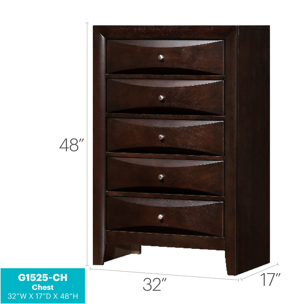 Marilla G1525-CH Chest in Cappuccino
