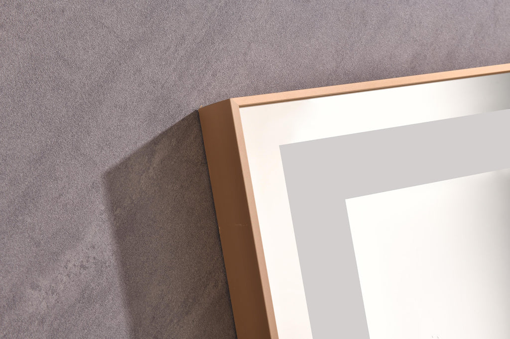 118 x 36 Inch LED Bathroom Mirror with Aluminum Frame