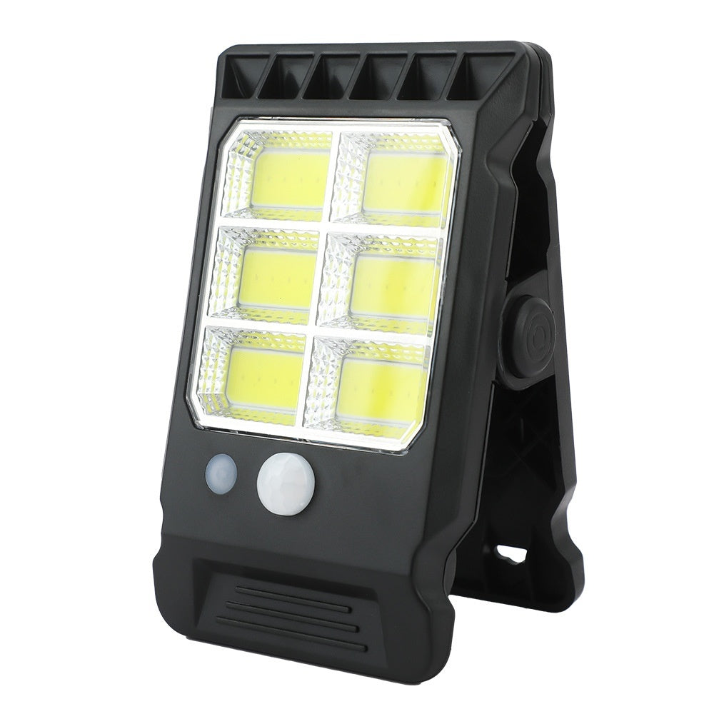 Outdoor Patio Motion-Sensor Punch-Free Solar Clip Light