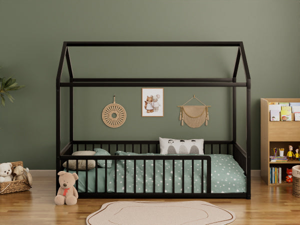 Twin Size Montessori Style Metal Floor Bed Frame