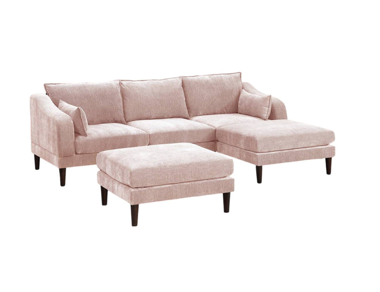 Contemporary 5-Piece Modular Sectional Set